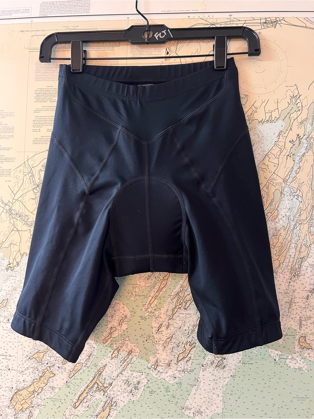 EMS Eastern Mountain Sports “Women’s” Size XS Black Padded Cycling Shorts - EUC!